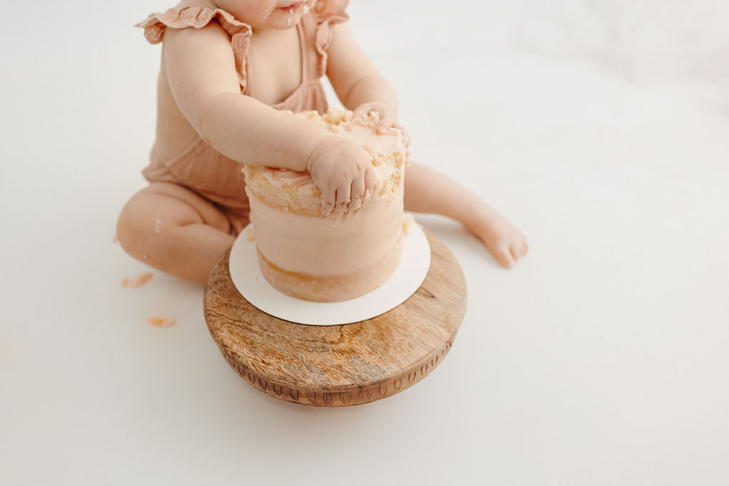 cake smash photos baby girl denver