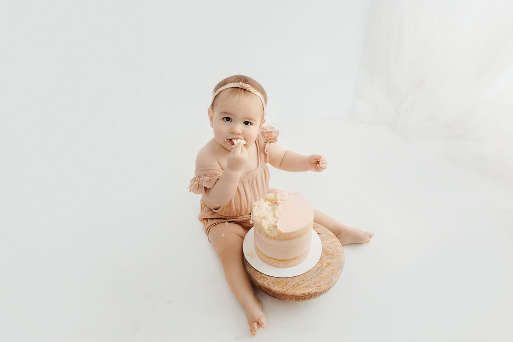 baby girl cake smash denver