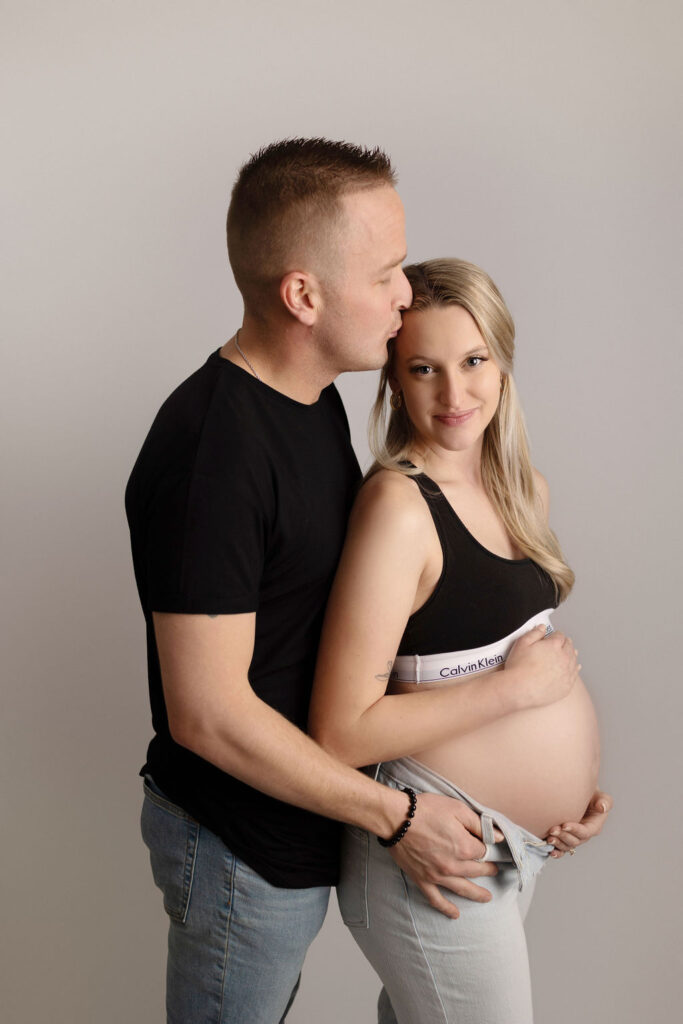 maternity photos in denver studio