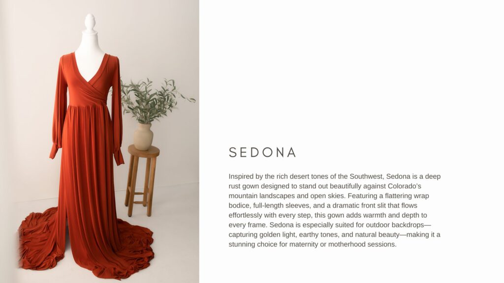 Colorado’s mountain backdrops create a stunning setting for maternity photos.