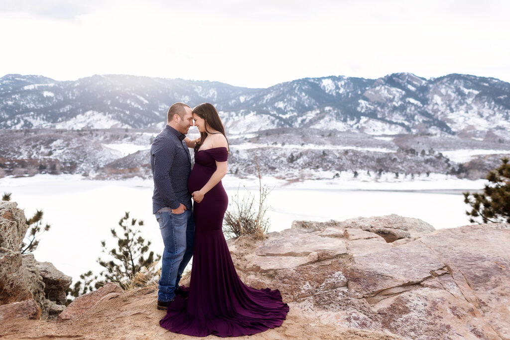 mountain maternity photos fort collins