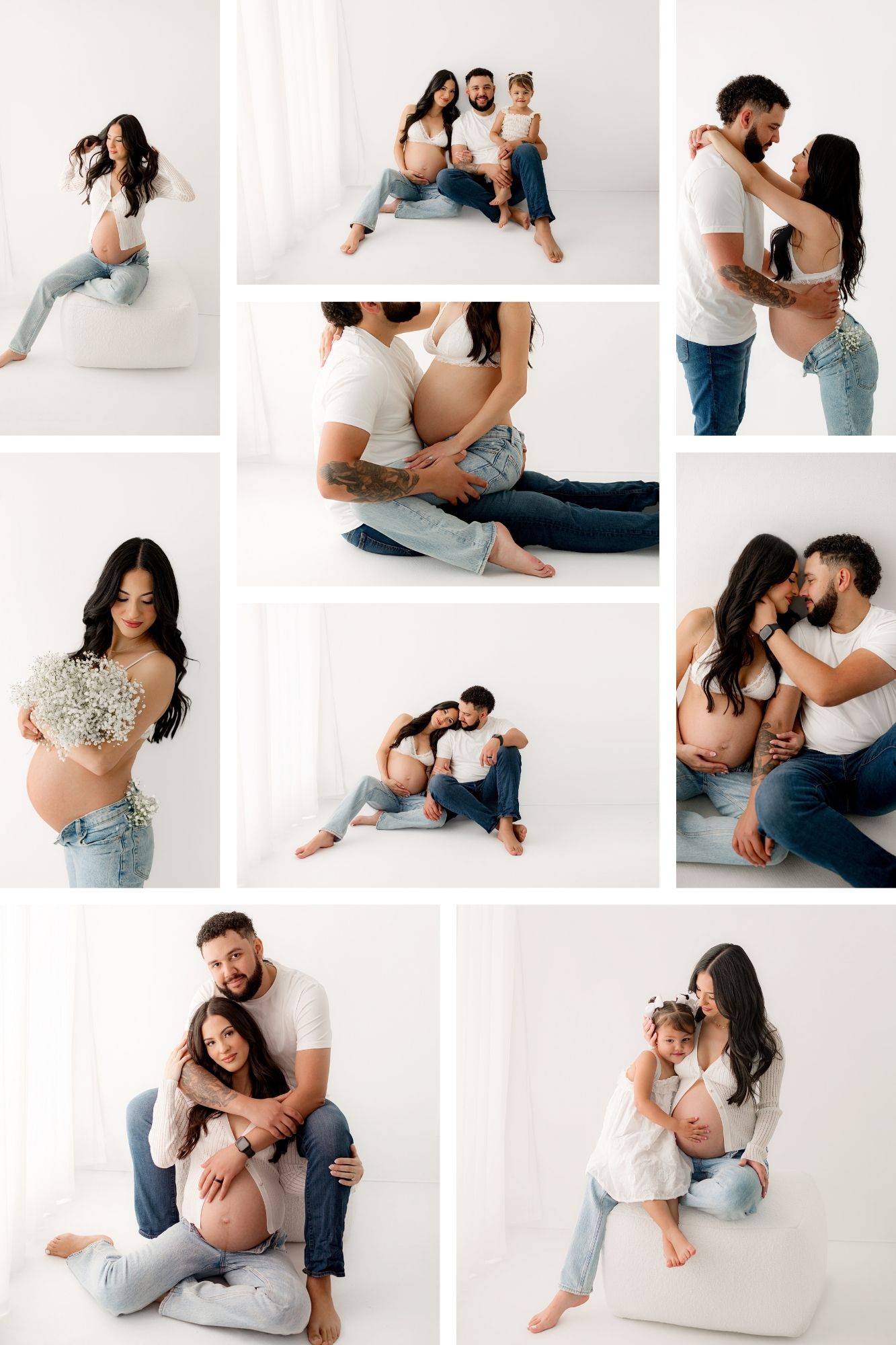 Family-focused maternity session photographed by a Colorado maternity and family photographer.